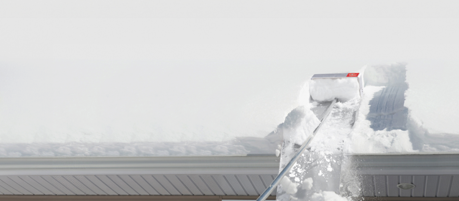 Râteau à neige pour toit - Longueur : 6,6 m - Râteau de toit en aluminium  pour camion - Pelle d'hiver